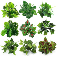 Artificial Greenery Plant Bundles for Landscaping and Wall Decor