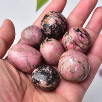 Natural Rose Quartz Tumbled Stones for Aromatherapy, Fish Tanks, and Planter Decoration