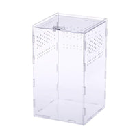Acrylic Reptile Terrarium Transparent Breeding Box for Spiders and Small Pets