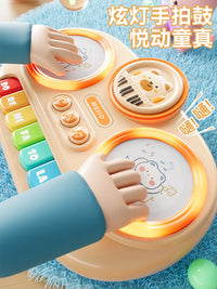 Infant Multifunctional Electronic Piano Drum Toy for Early Education