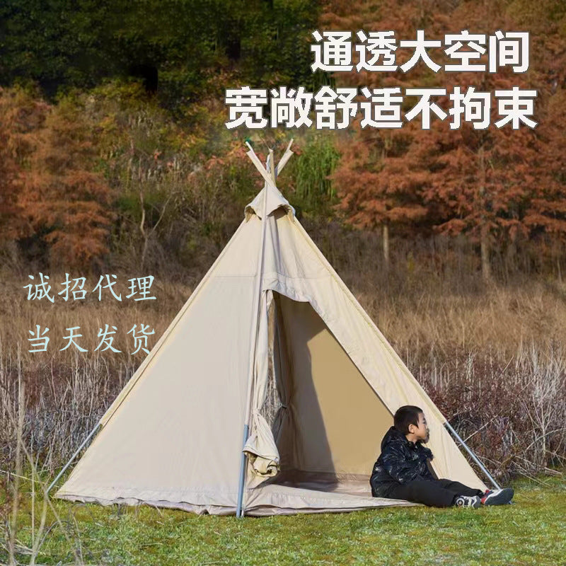 Portable Pyramid Tent for Camping and Outdoor Adventures