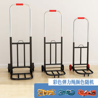 Foldable Hand Cart with Wheels for Shopping, Luggage, and Moving