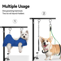 Pet Grooming Hammock Stand for Bathing and Nail Trimming