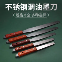 Stainless Steel Ink Mixing Spatula for Painting and Screen Printing
