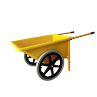 Garden Utility Cart Wheelbarrow with Solid Wheels for Farm and Construction
