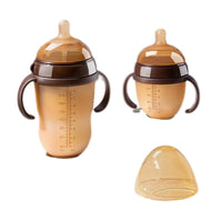 Baby Silicone Breast-Like Feeding Bottle for Weaning, 150ml/250ml
