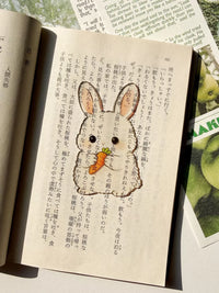 Cute Original Acrylic Bunny Bookmark for Reading and Study