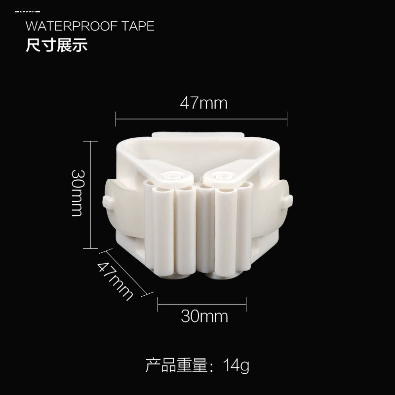 Self-Adhesive Fishing Rod Holder Clips for Wall Mount or Vehicle Storage, No-Drill Lure Rod Display Rack