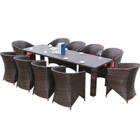 Outdoor Rattan Woven Patio Furniture for Hotel Villa Garden Terrace