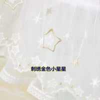 Star Pattern Dust Cover for Air Fryer Rice Cooker Blender Juicer with Lace Trim