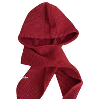 Women's Winter Balaclava Knit Hat Scarf Set with Bowknot, Warm Full Face Cover Beanie