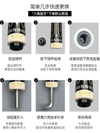 Osbornz Billiard Cue Weight Screws for Journey Series