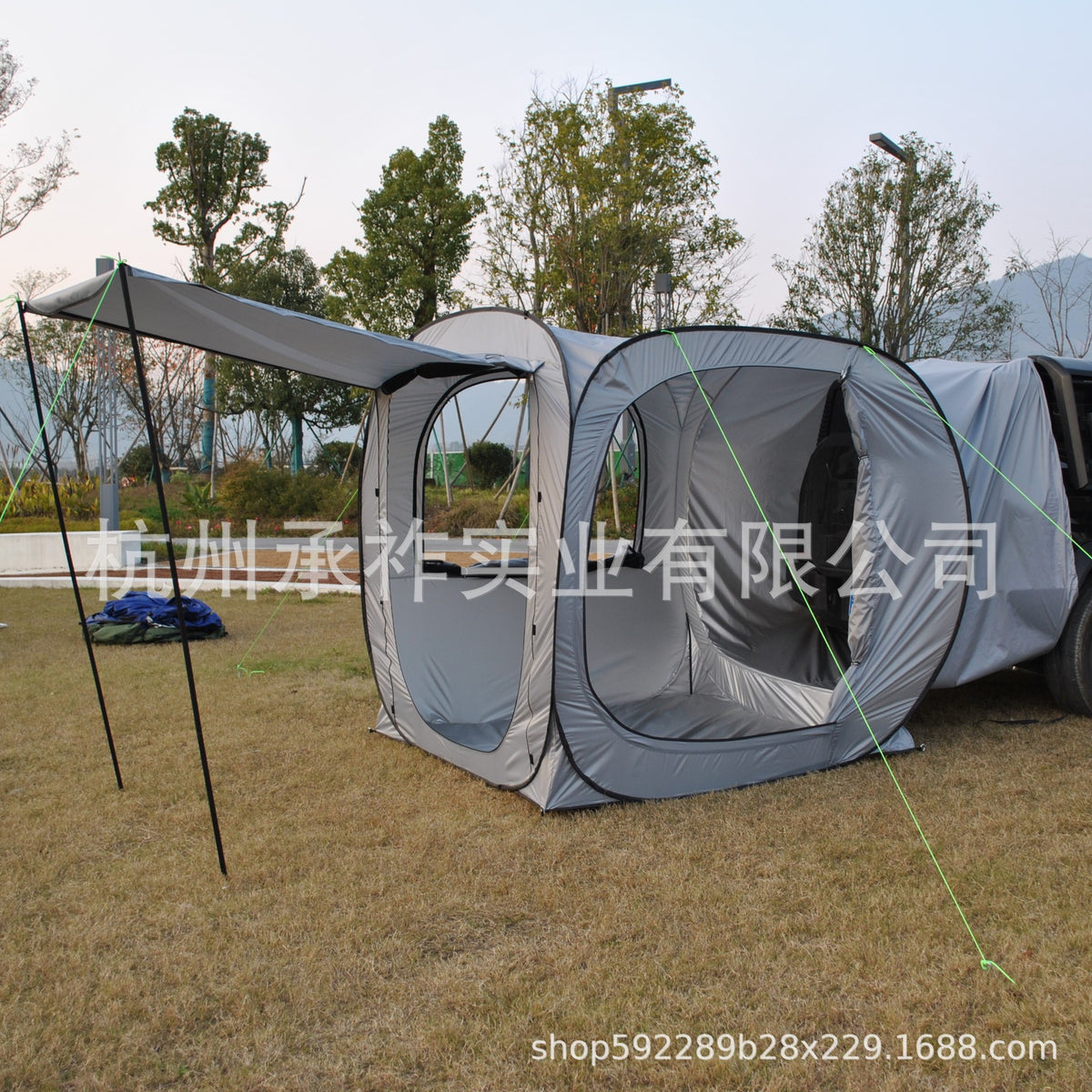 Automatic Pop-Up Car Tail Extension Tent for Camping and Travel
