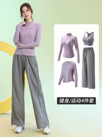 Women's Zip-Up Running Jacket, Long-Sleeve Slimming Quick-Dry Workout Fitness Tennis Wear