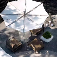 Outdoor Rattan Wicker Sofa Set with Aluminum Frame for Patio Garden Balcony