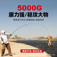 Jijiao Jianghu Long Casting Fishing Rod Super Hard Carbon Fiber Sea Rod