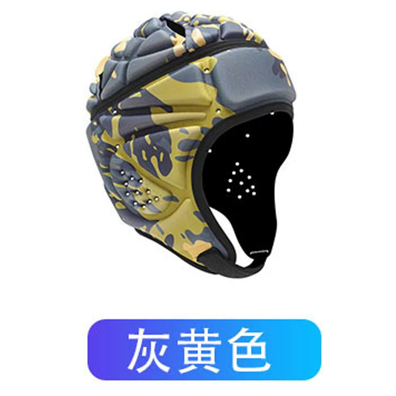 Soft Padded Rugby Helmet for Skating, Skiing, Baseball, Soccer Goalkeepers, and Training