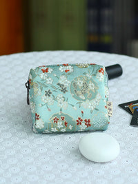 Mini Portable Fabric Coin Purse with Card Holder for Women
