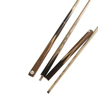 Billiard Cue Stick Set with Case for English Pool, Black Eight, Nine-ball, and Snooker - 3/4 Split Pool Cue