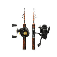 Telescopic Ultralight Lure Fishing Rod Carbon Fiber Portable Spinning/Casting Rod