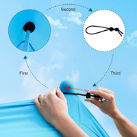 Portable Beach Sunshade Tent with UV Protection for Outdoor Camping