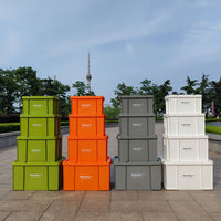 Industrial Style PP Plastic Storage Box for Outdoor Camping and Car Trunk Organization