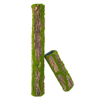 Artificial Bark and Green Vine Foliage for Pipe and Pillar Decoration