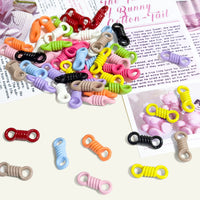 Painted Spiral Double-Head Spring Buckle for DIY Keychains and Jewelry