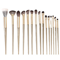 Mingxizhi 15-Piece Makeup Brush Set with Storage Bag