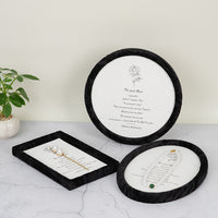French Rose Fabric Wooden Jewelry Display Tray for Rings Necklaces Earrings