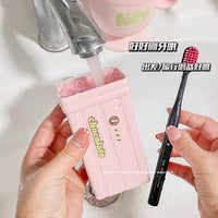 Portable Toothbrush Holder Travel Set with Mouthwash Cup and Storage Case for Couples