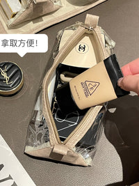 4-in-1 Detachable Travel Cosmetic Bag Large Capacity Foldable Organizer