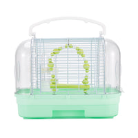 Portable Bird Carrier Cage for Parakeets, Peonies, Sun Conures, and Large Parrots - High-Grade Metal Travel Cage