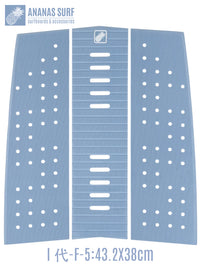 Ananas Surf Traction Pad for Indoor Surfboards, Kitesurfing, and Hydrofoil Boards - City Wave