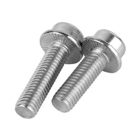 304 Stainless Steel Hex Socket Flange Screws, Cylindrical Head, DIN581, M3-M12
