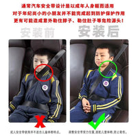 Car Seat Belt Adjuster for Kids, Anti-Neck Chafing Shoulder Pad Set, Universal Abdomen Protector