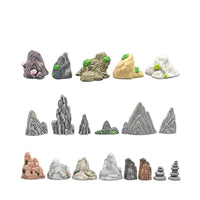 Miniature Mountain Rockery Ornament for Moss Garden & DIY Landscape Decor