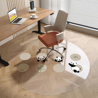 Round Transparent PVC Floor Mat for Desk Chair, Washable Floor Protector