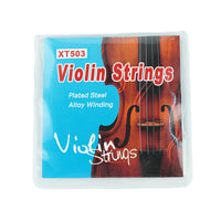 Premium Violin Strings Set - Silver Wound Steel Core for Enhanced Performance