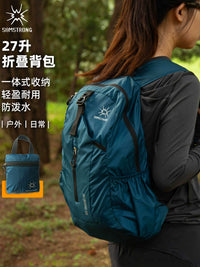Foldable 27L Lightweight Travel Backpack for Men and Women