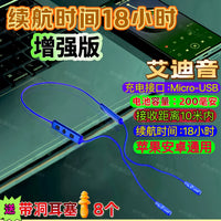 Neckband Bluetooth Earbuds with Noise Isolation and Deep Bass for Music Listening