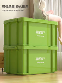 Industrial Style Thickened Plastic Storage Box for Clothes Camping Car Trunk Organization