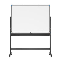 Premium Mobile Magnetic Double-Sided Whiteboard with One-Key Flip for Office Meetings and Training
