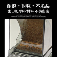 No-Mess Bird Feeder with Husk Separation for Parakeets and Cockatiels