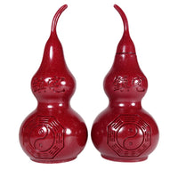 Cinnabar Gourd Ornament for Home and Office Decor
