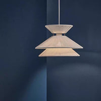 Wabi-Sabi Hand-Woven Lampshade for Pendant or Table Lamp, Japanese Style for Teahouse Restaurant