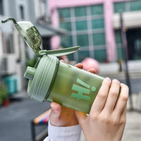Shake Cup for Students and Athletes, Thickened Anti-Fall Protein Shaker Bottle, Large Capacity Portable Water Bottle