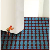 Vintage Entrance Door Mat Non-Slip Coil Mat Dirt Scraper Dust Resistant Foot Mat Bauhaus Doormat