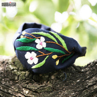 DIY Hand Embroidery Hair Clip & Headband Kit with Ribbon & Fabric