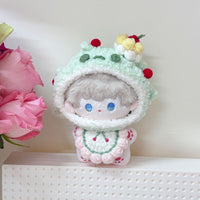 Hand-Knitted Cartoon Animal Hat for 10-13cm Cotton Dolls